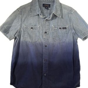 Polo by Ralph Lauren Blue Gradient Kids Shirt